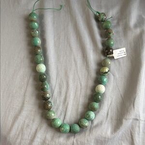 Elegant Chrysoprase balls Chrysoprase Sphere strand